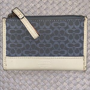 Authentic COACH Coin Purse with Card Slot and Keyring